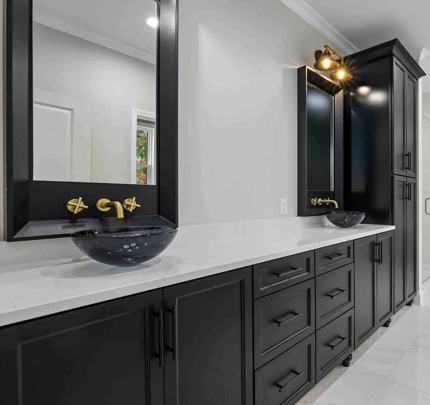 Frame Your Bathroom Mirror