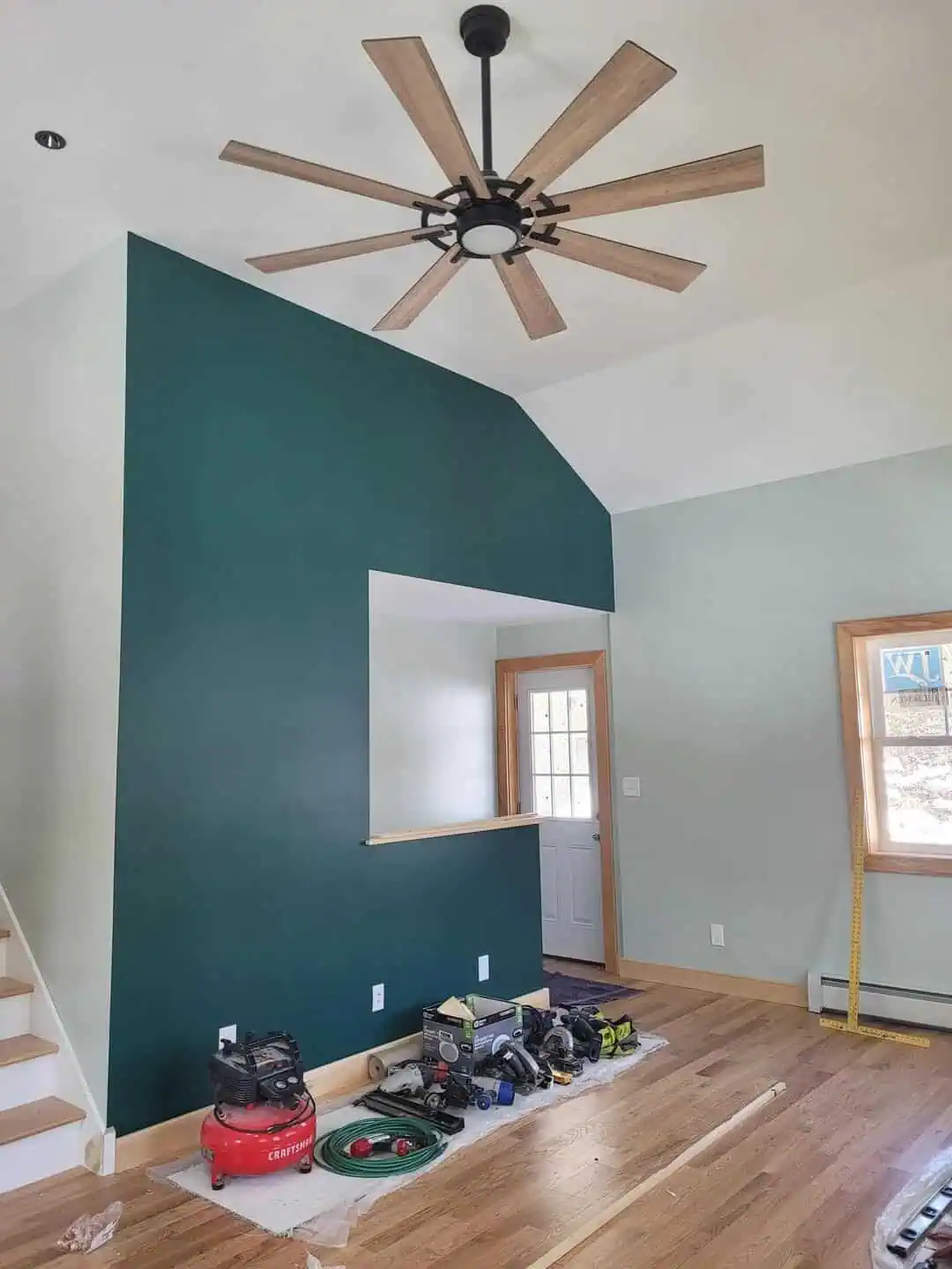 Painted Bold Accent Wall