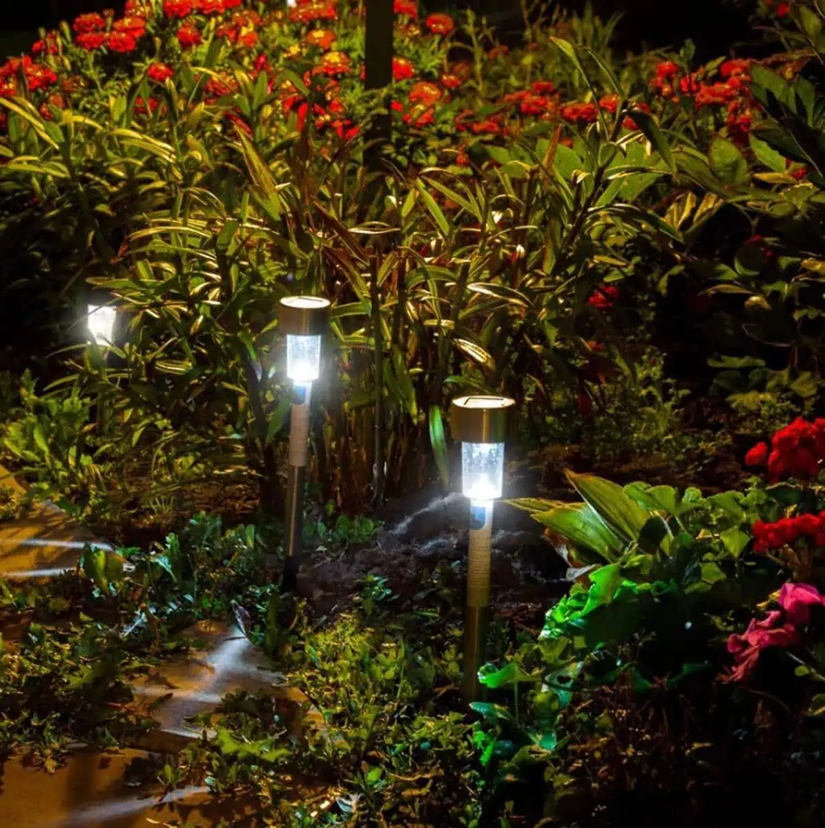 Add Lighting for Safety and Style - solar powered landscape lights