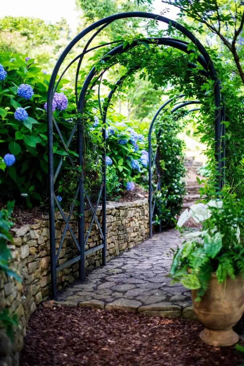 Define Your Entryway - path and plants