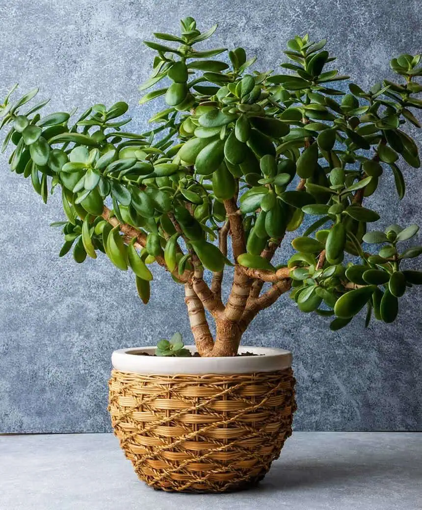Potted jade plant Potted jade plant
