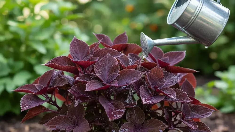 Watering your coleus
